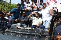 Bhola Shankar Movie Team Rally Photos